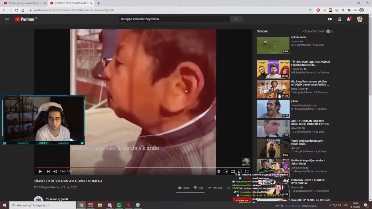 ERAY - Aşırı Katman Videolar İzliyor ( Kimseler Duymasın Mbappe , Ankara Messi , Namaz Kılan Kedi )
