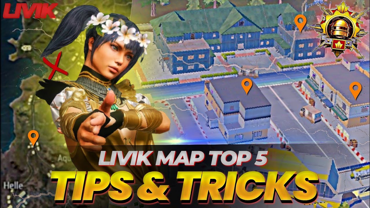 Bgmi Livik Map Top 5 Secret Tips For High Kills In 4.3 Update | Livik Map Secret Rank Push Tricks