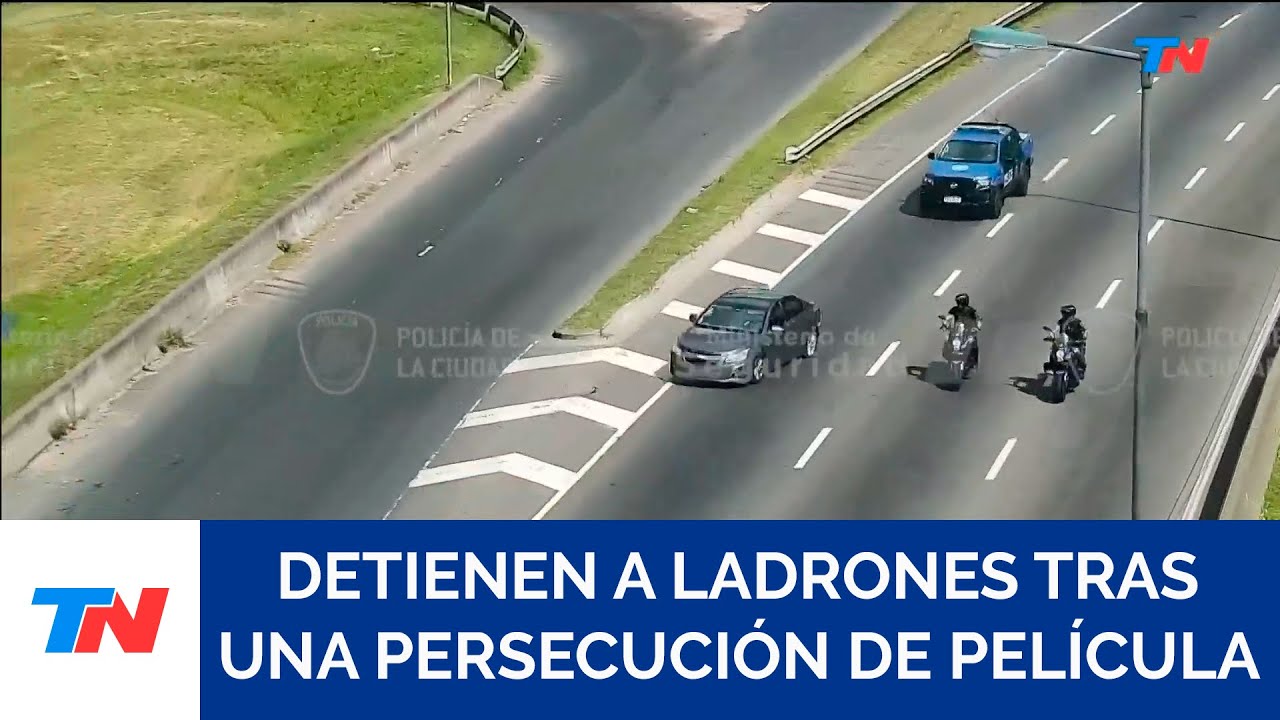 En una persecución de película la Policía de la Ciudad detuvo a un grupo de ladrones de autos