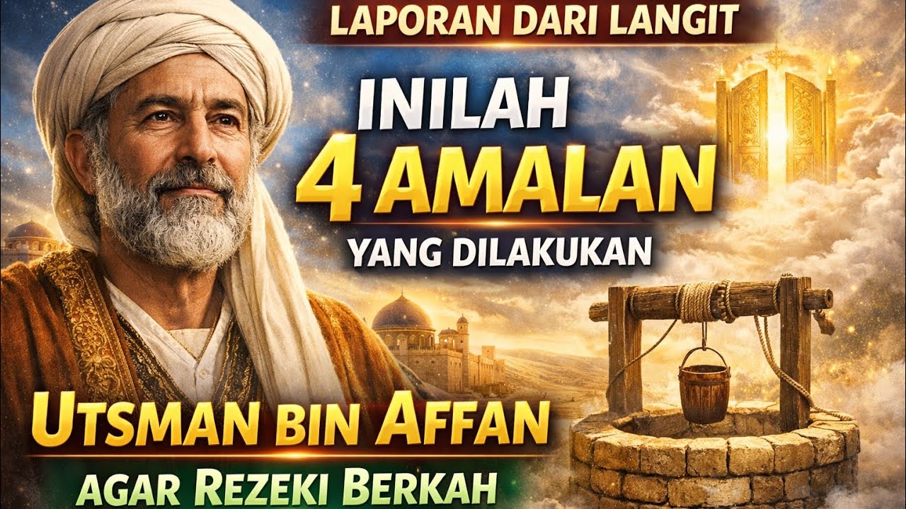 Laporan dari Langit: Inilah 4 Amalan Utsman bin Affan yang Membuat Rezeki Selalu Berkah