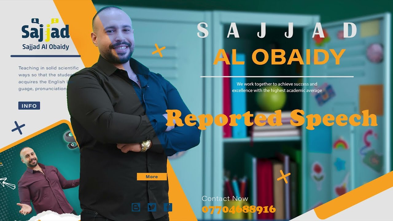 الكلام المنقول | ابسط شرح لموضوع السؤال المنقول Reported speech | خامس اعدادي الوحدة السادسة