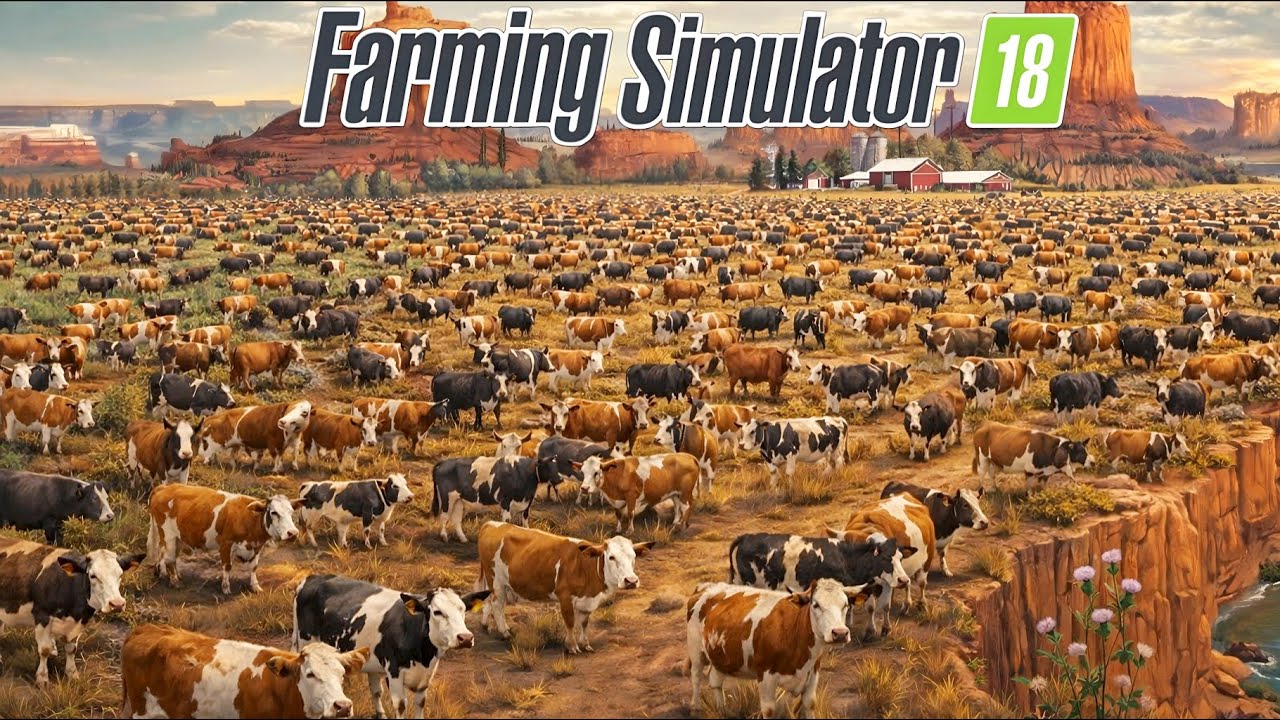 Unlimited Cow Feeding ! Fs18 Multiplayer - Delivered Hay Square Bales | Farming Simulator 18 | #fs18