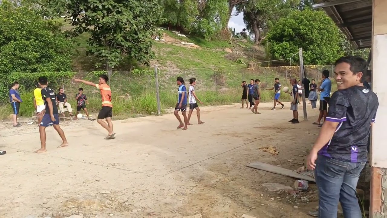 Najir vs Radis single kill single block rumble game volleyball court Putatan 