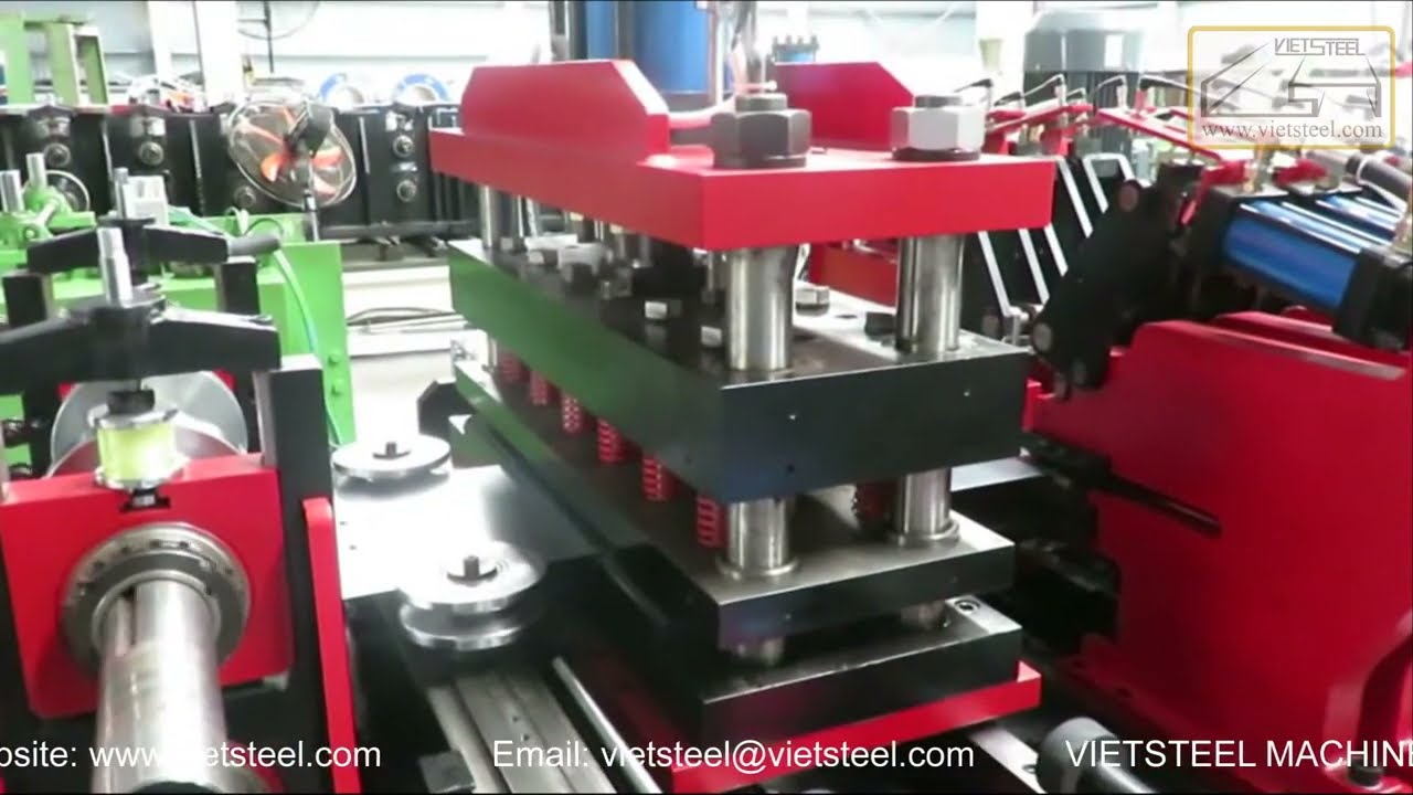 Z Purlin Roll Forming Machine (PZ-EA Model) - Automatic Changing Size | Máy cán Xà gồ Z | Vietsteel
