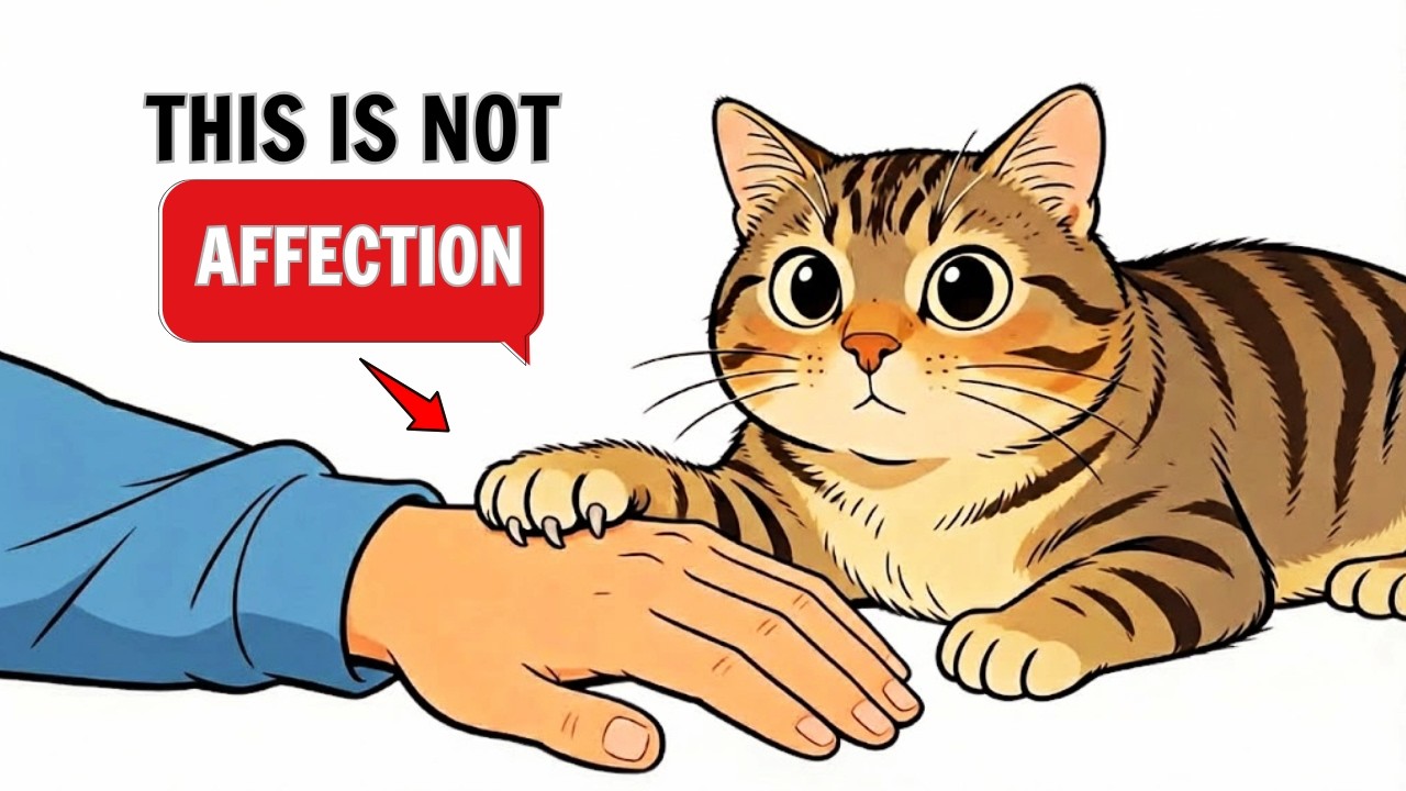 When Your Cat Puts Their Paw on You — It's NOT Affection (The REAL Meaning)
