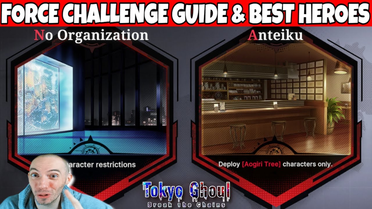 Force Challenge Guide & BEST Heroes Tokyo Ghoul Break The Chains
