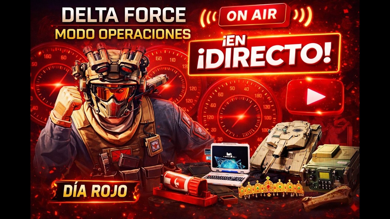 🎮🔴 Estamos en Directo - Delta Force Modo Operaciones / Sera día con Rojos😍? !!!!💁 y 💵Millones💵🔴🎮