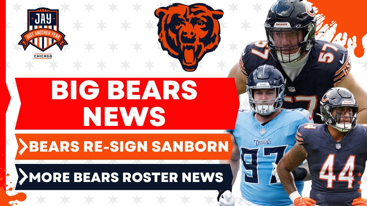 BIG NEWS: Bears BRING BACK Jack Sanborn! 🚨 Bad News for Noah Sewell & Signing of James Lynch