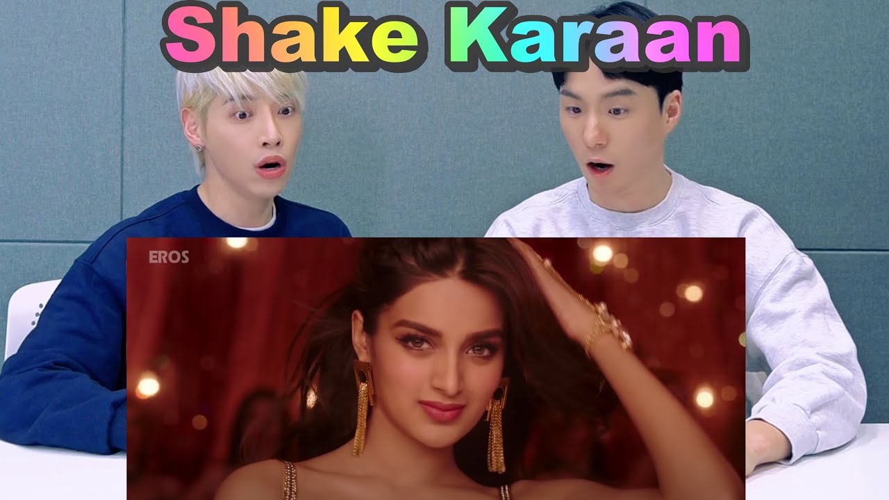Korean singers' reaction to the hot Indian music video on TGIF❤️‍🔥Shake Karaan|Munna Michael