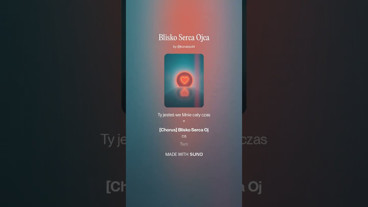 Blisko Serca Ojca #jesussong #health #jesus #live #depression #spotify #shorts