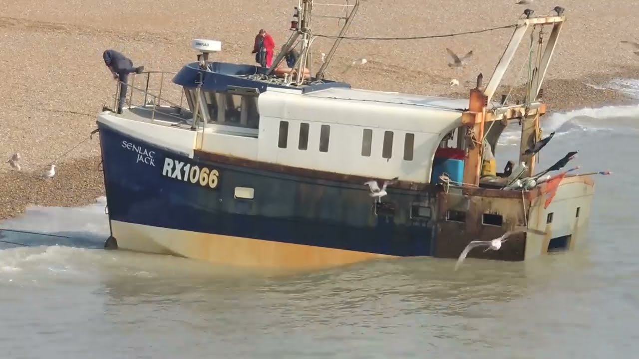 Hastings. Hastings Fishermen. The Stade Hastings Fishing Boats Hauled Onto Beach. RX77 RX419 NN200