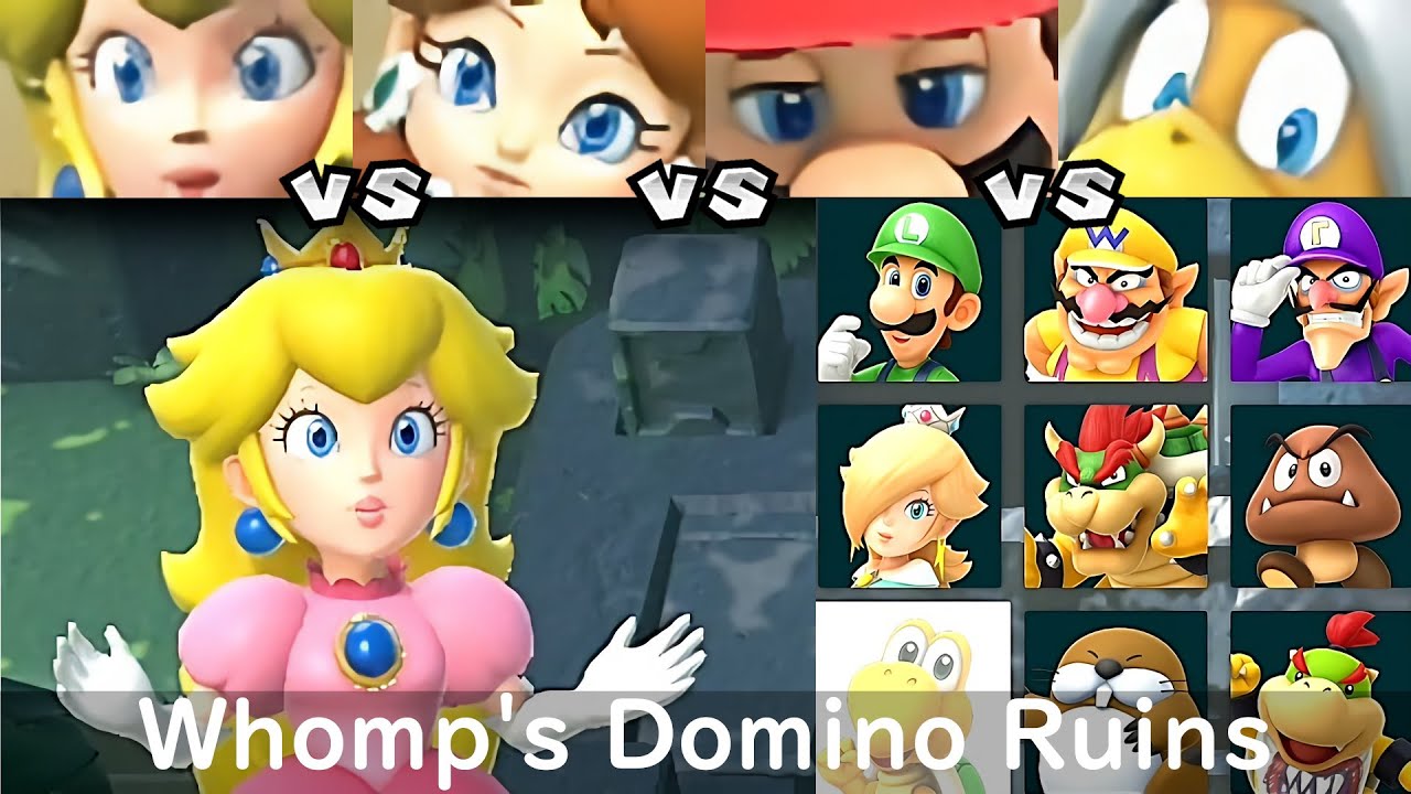 Super Mario Party Peach vs Daisy vs Mario vs Hammer Bro #41