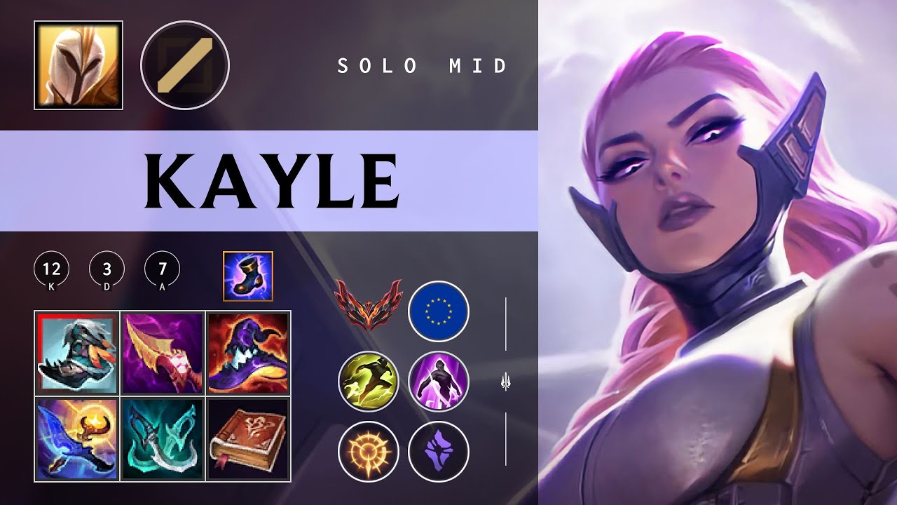 Kayle Mid vs Ryze - EUW Grandmaster Patch 26.03
