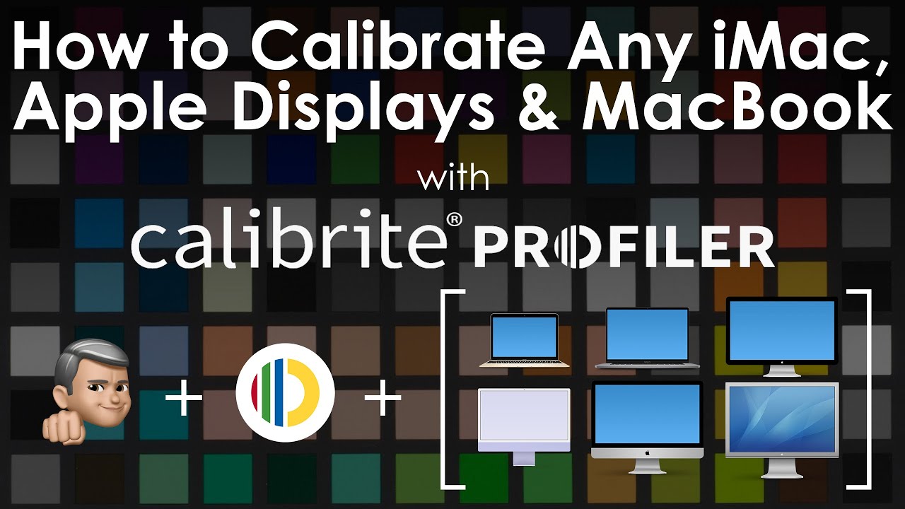 How to Calibrate any Apple Displays, iMac, Mac Laptop with Calibrite Profilier!