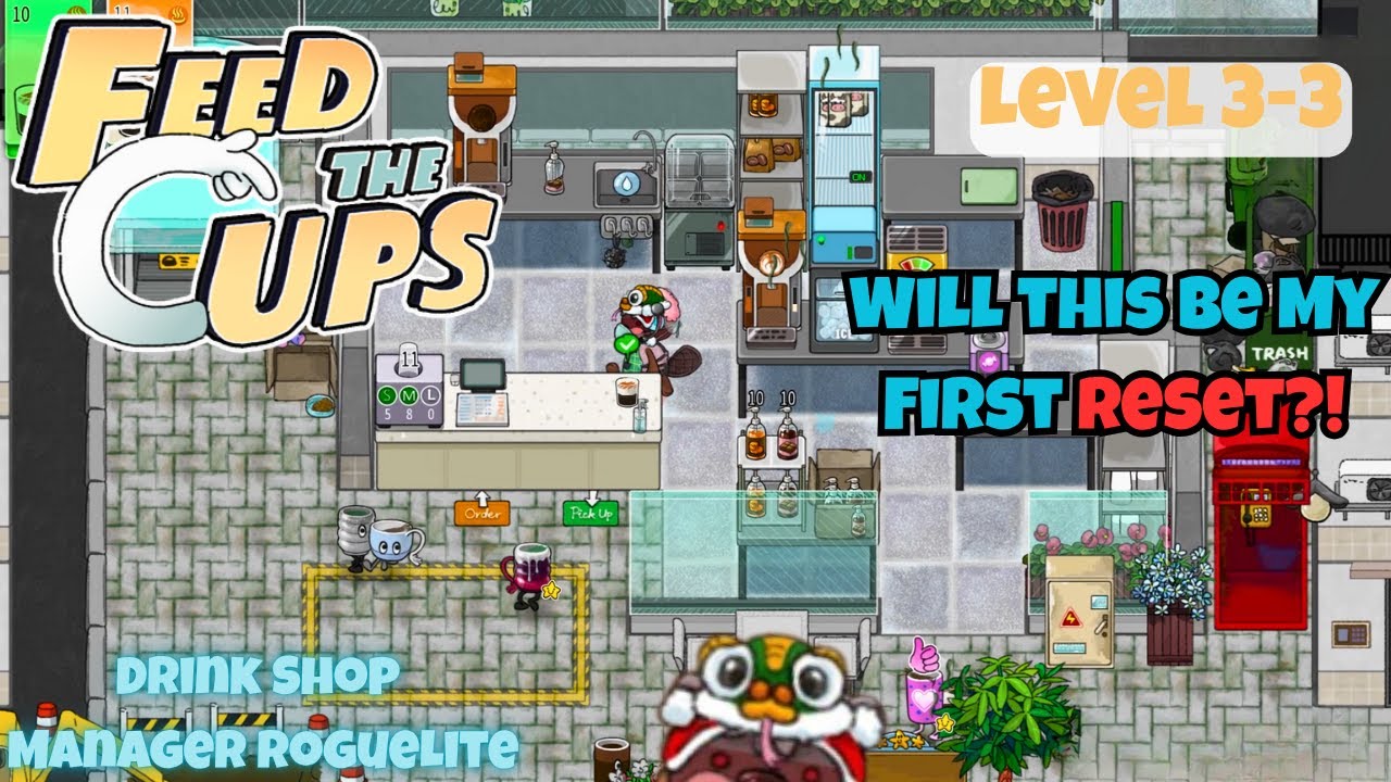 Now The Levels Are Becoming A Little Unforgiving - Feed The Cups | 3-3 Max Difficulty Solo