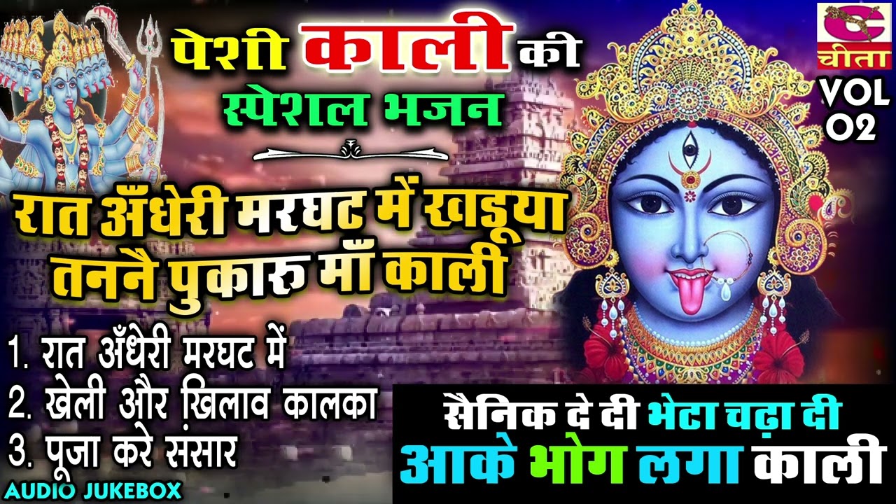 रात अँधेरी मरघट पे खड़ा पुकारू माँ काली | पेशी काली की Vol 2 | Dil Ko Chune Wale Ma Kalika Bhajan NK