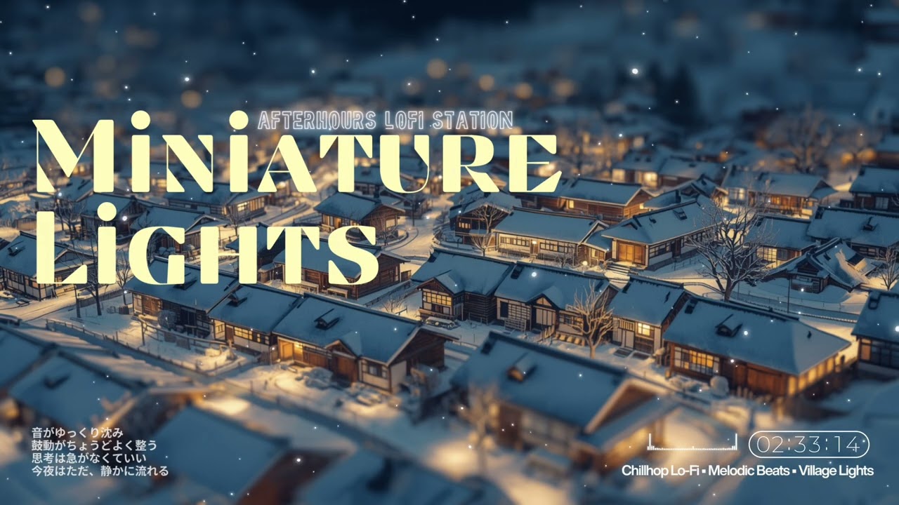 Miniature Lights ❄️ Chillhop for Studying on Quiet Winter Nights