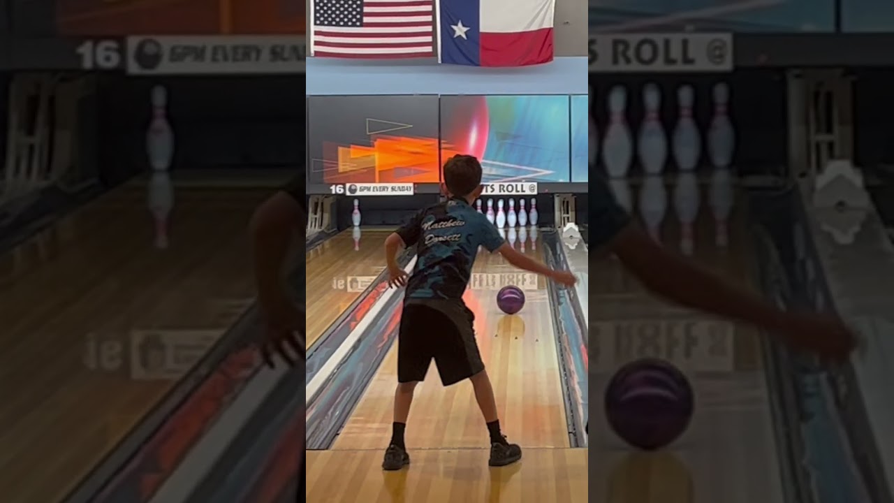EXCITING 300 Bowling Game from 10 Year Old Matthew!  ALL STRIKES! #usbcyouth #bowling