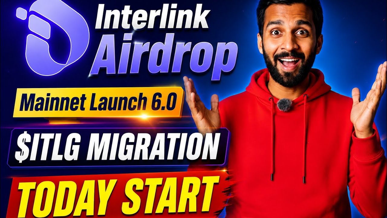 📌INTERLINK AIRDROP || MAINNET LAUNCH 6.0&diams;️START TODAY || $ITLG+$ITL MIGRATION UPDATE