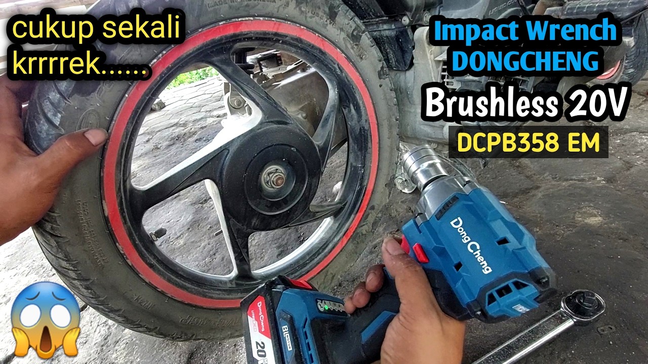 Review IMPACT WRENCH DONGCHENG 20V DCPB358 #dongcheng