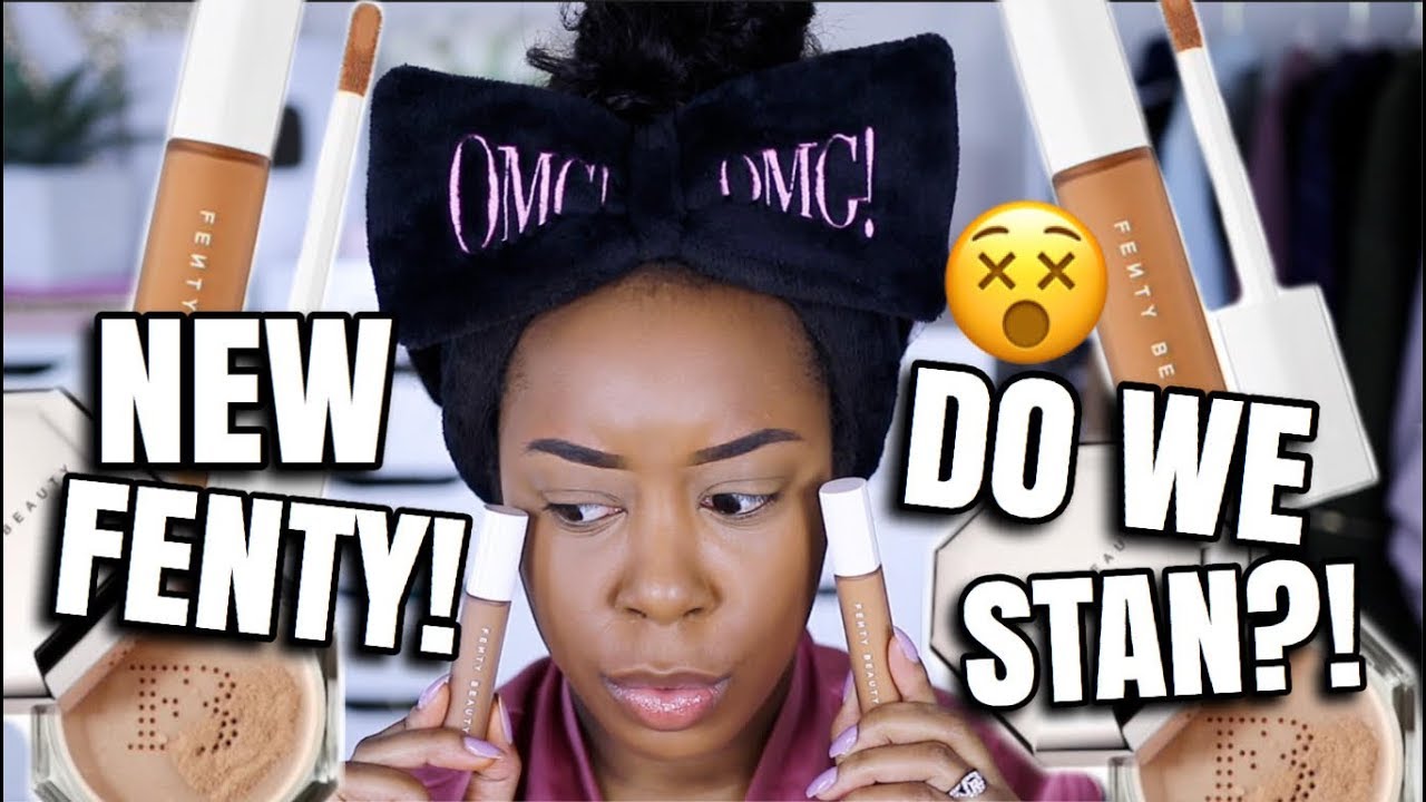 ABOUT TIME! FENTY BEAUTY PRO FILT'R CONCEALER & SETTING POWDER | FULL DAY WEAR TEST | Andrea Renee