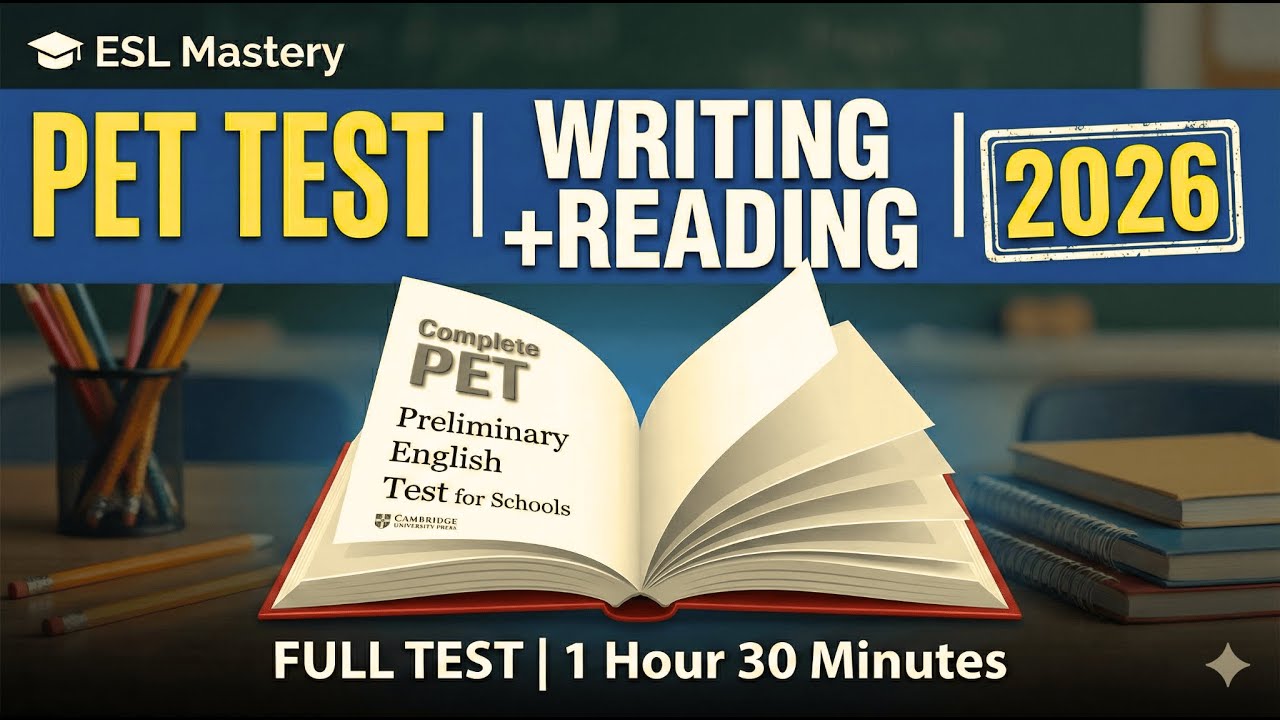 PET TEST | WRITING + READING | MAY 2026 (Full B1 Preliminary Test)
