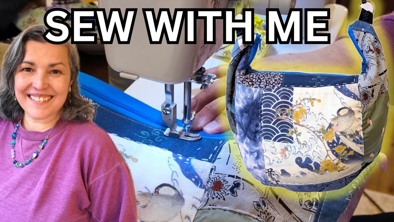 75 Min SEW WITH ME: Upcycling Men’s Shirts & Making a Scraps Bag