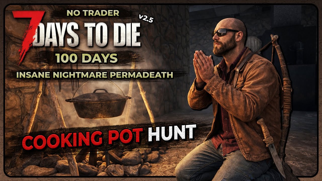 🔴LIVING IN CONSTANT DYSENTERY | 7 Days to Die - Insane Nightmare Permadeath | 100 Days | S2 Ep2