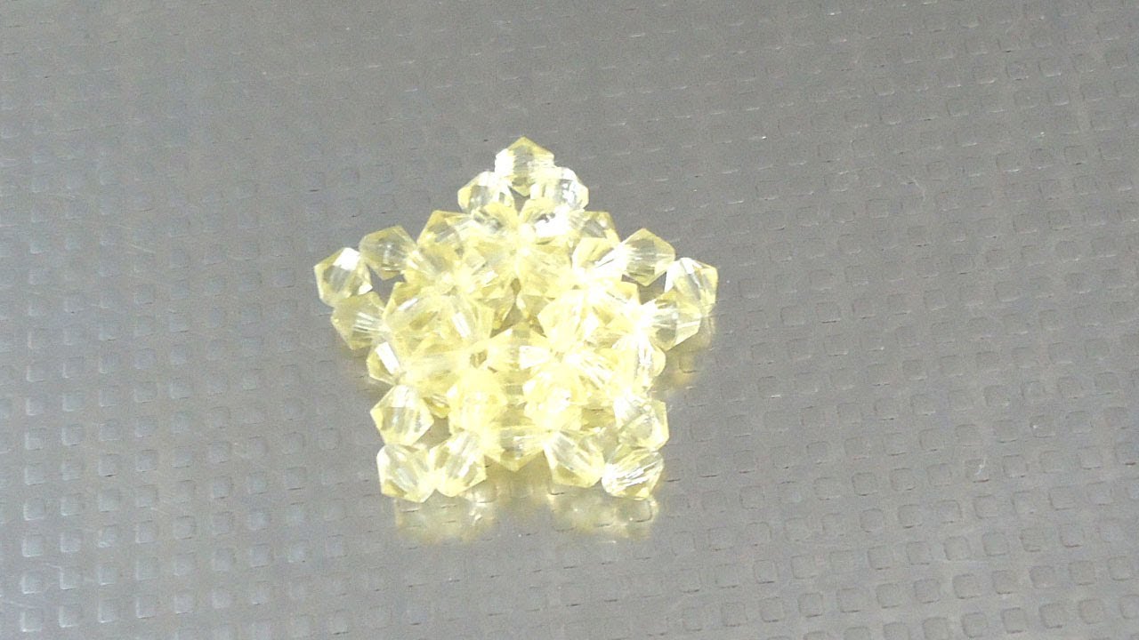 星の作り方 Star, How to make beaded 【わんこビーズ r013】