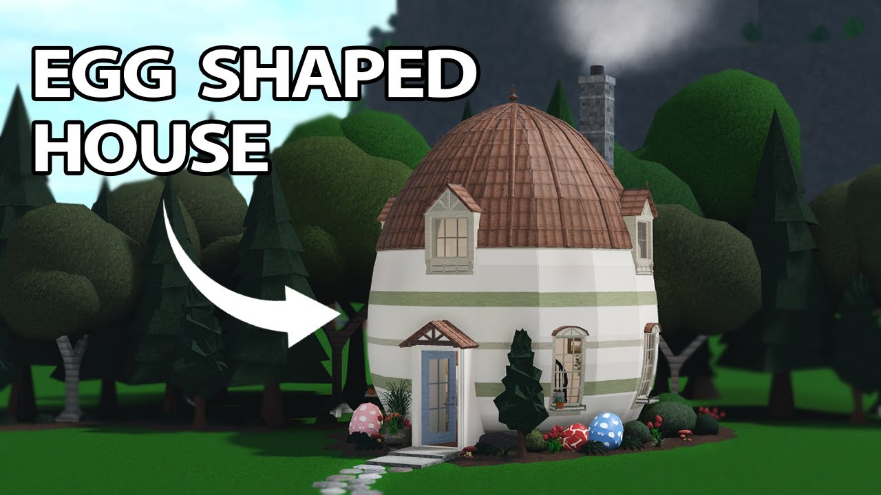 i built an EASTER EGG HOUSE in BLOXBURG