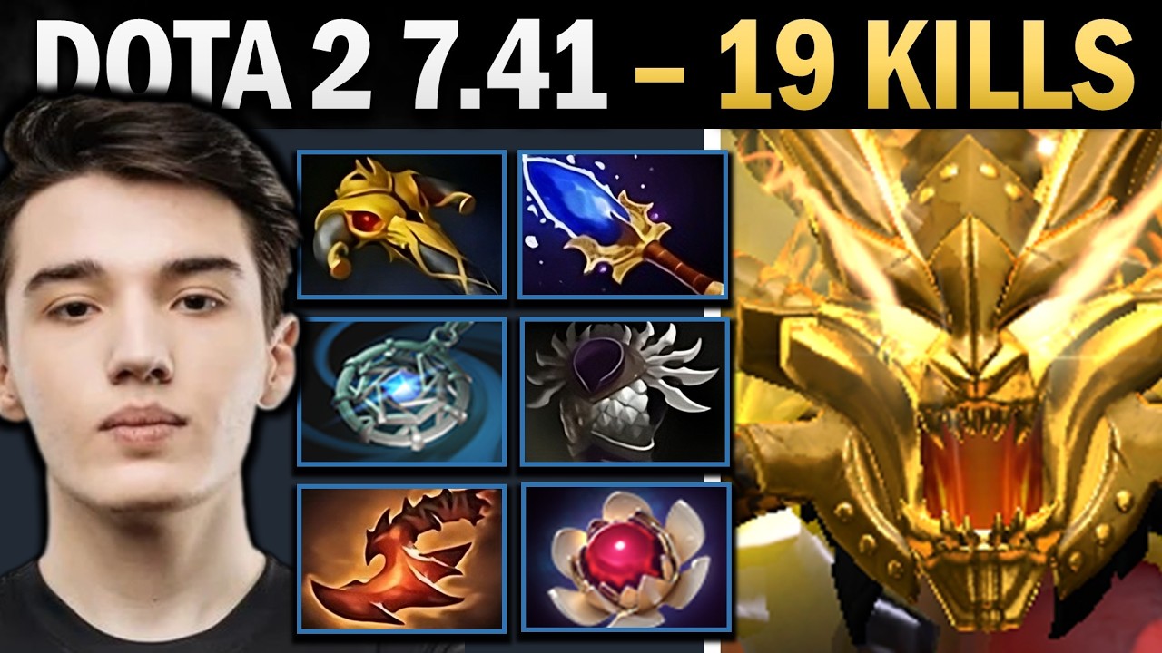Axe Dota 2 7.41 with 19 Kills and Spellslinger - Dota Gameplay