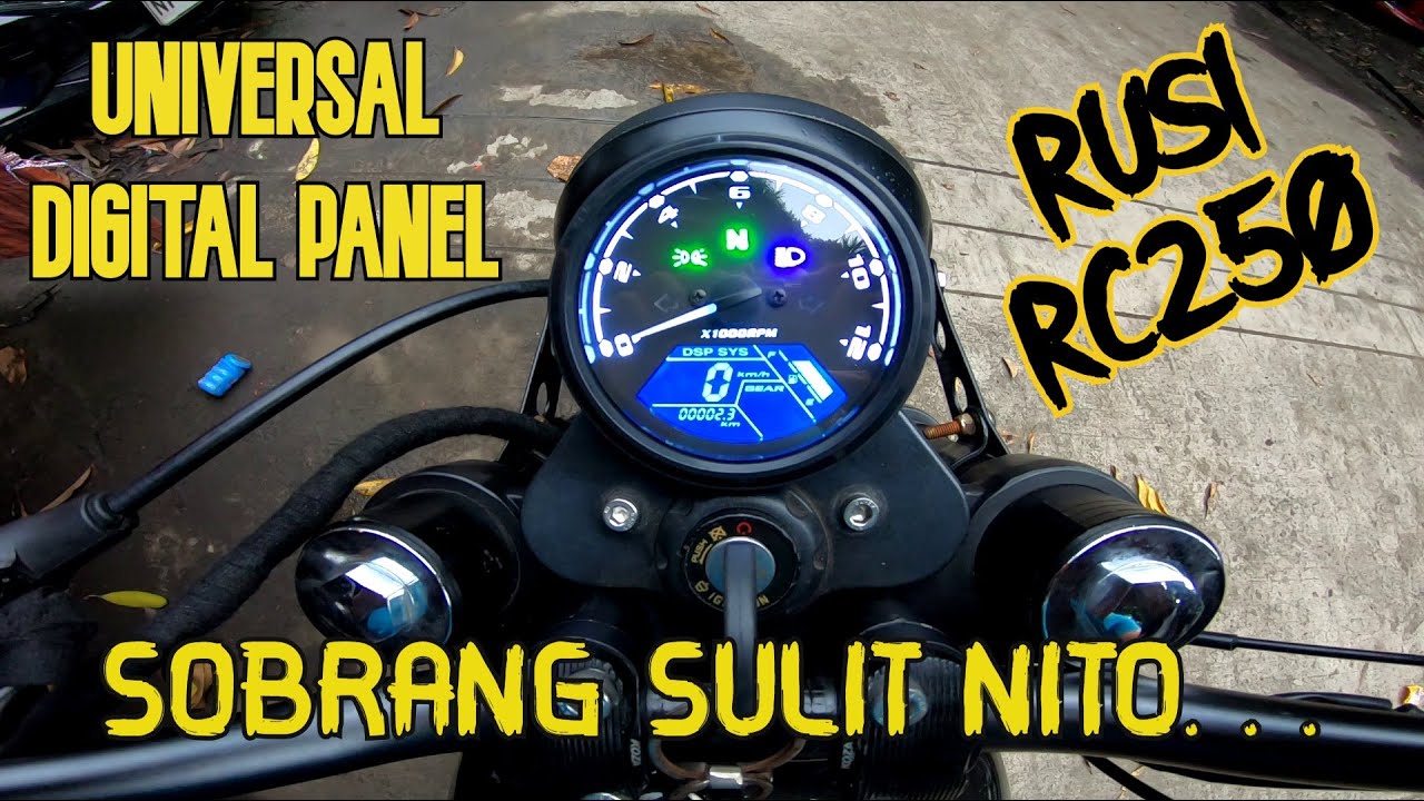 UNIVERSAL DIGITAL PANEL PART 2 | RUSI RC250 INSTALLATION