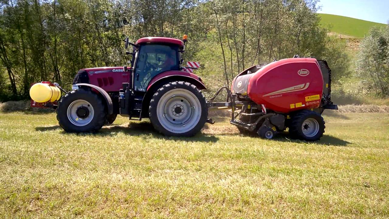 Casei IH Puma CVX 160 + Vicon RV 5216