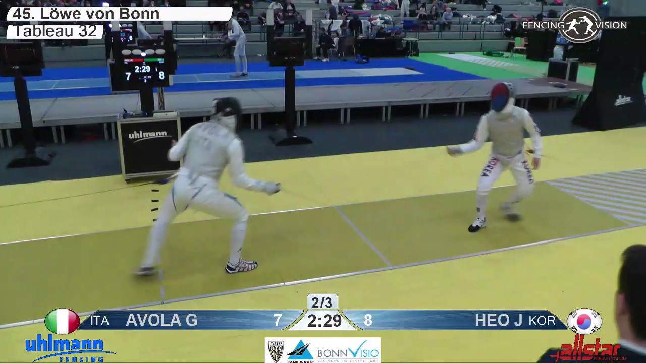 FE M F Individual Bonn Ger World Cup 2017 T32 16 yellow HEO KOR vs AVOLA ITA