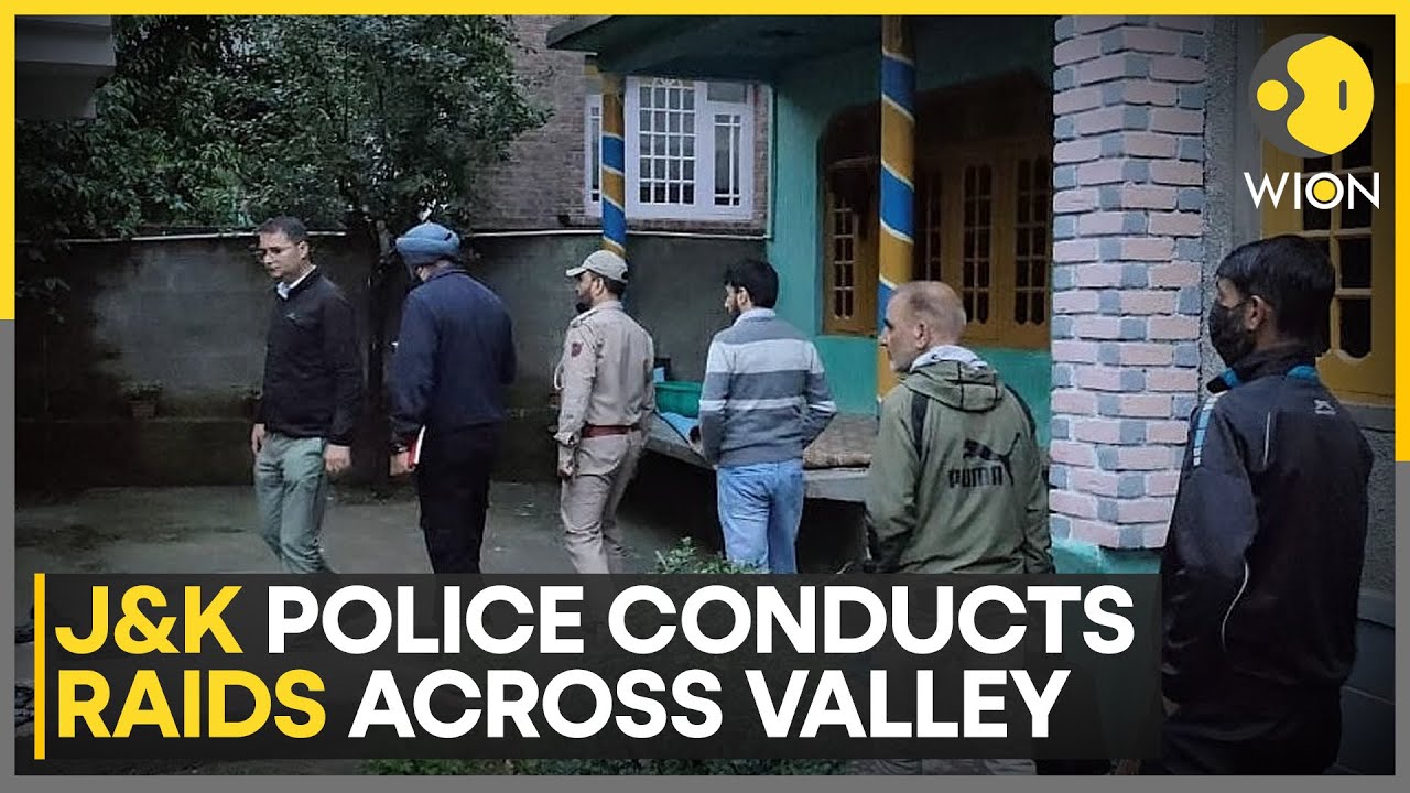 Terror Link Case: J&K's Counter Intelligence Wing Conduct Surprise Raids Across Kashmir Valley