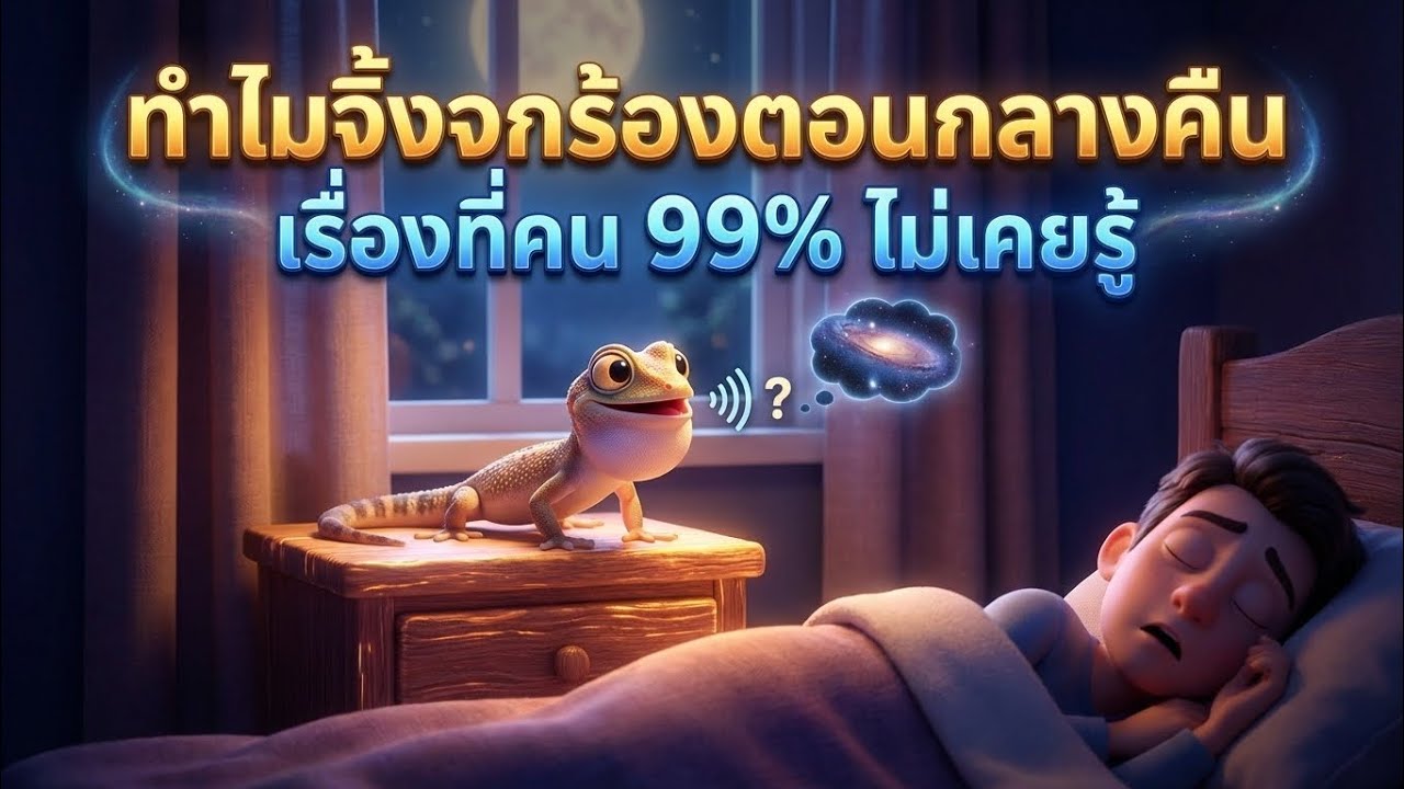 ไขความลับ! ทำไมจิ้งจกร้องตอนกลางคืน? เรื่องที่คน 99% ไม่เคยรู้ | ยกมือถาม