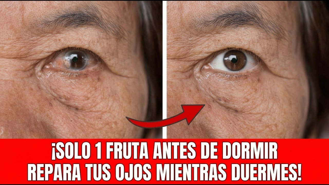 ¡COME ESTA FRUTA ANTES DE DORMIR Y REPARA TUS OJOS MIENTRAS DUERMES!