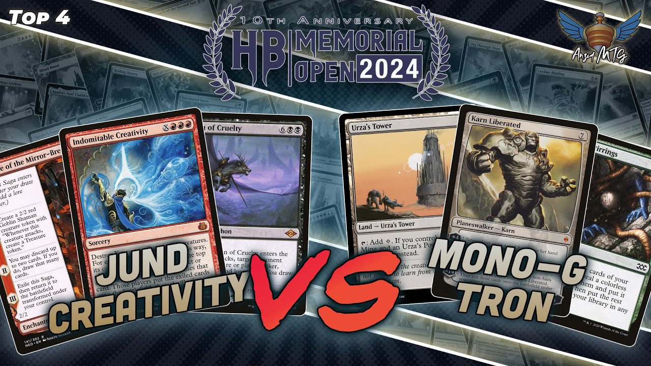 MTG Modern | Jund Creativity vs Mono-Green Tron | Hunter Burton Memorial Open | Top 4