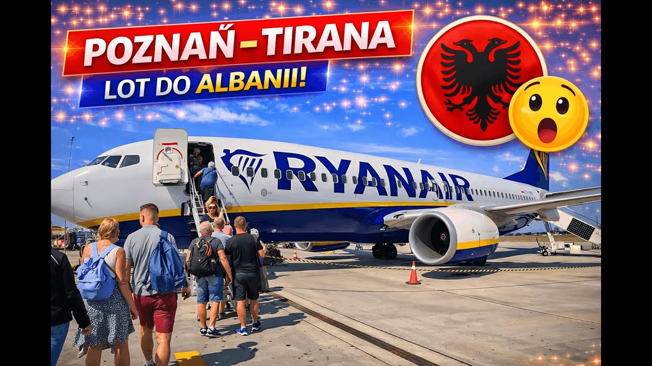 Albania lot z Poznania Ławica do Tirany,