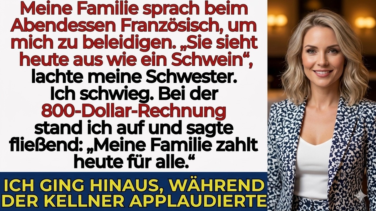 Meine Familie verspottete mich auf Französisch – ohne zu wissen, dass ich 6 Sprachen spreche
