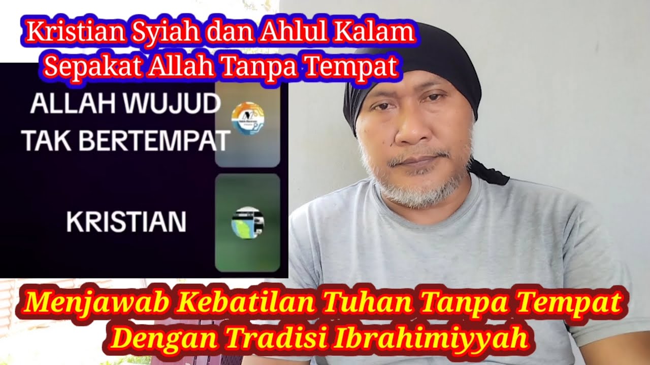 y6Menjawab Syubahat.. Allah Wujud Tanpa Tempat. 