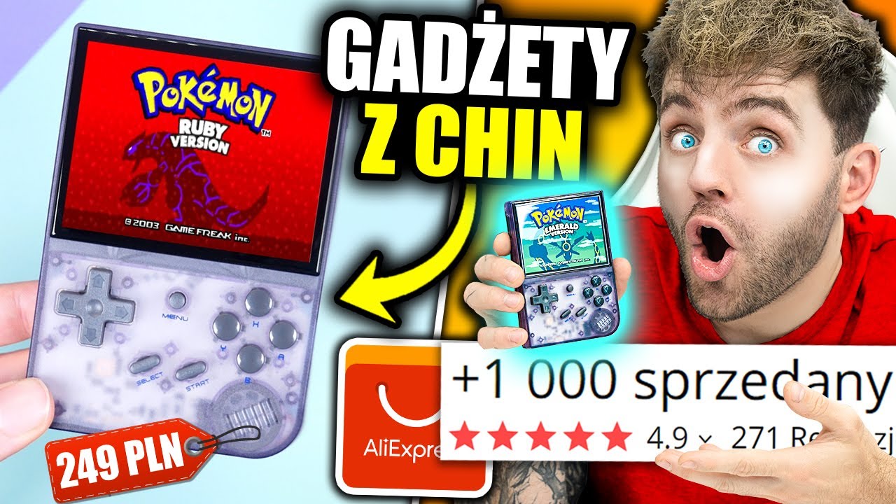 Testuje POPULARNE GADŻETY z Chin! *najlepsza mini konsola*
