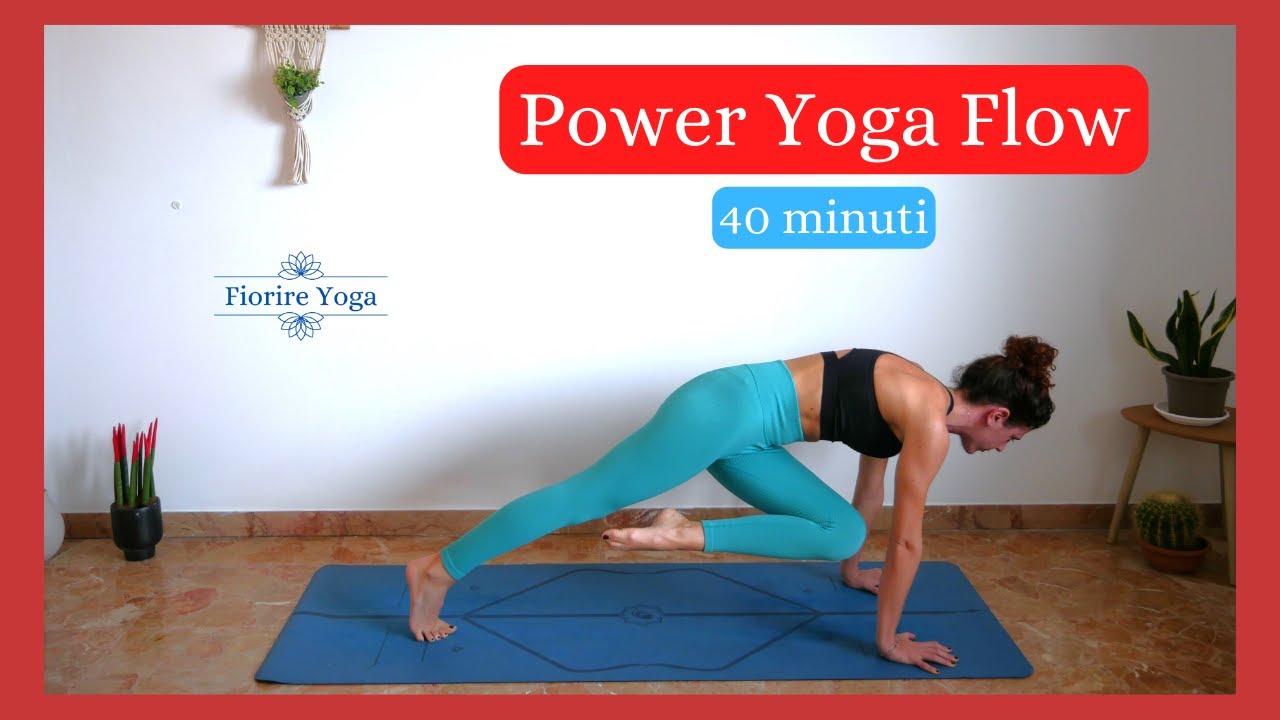 Power Yoga Flow per Tutto il Corpo - Forza e Resistenza - 40 minuti con Musica