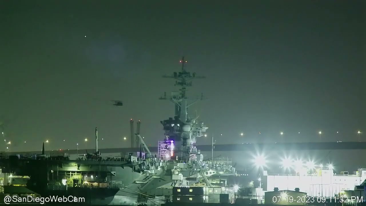 USCG & Harbor Police Rescue Man Overboard in San Diego Bay