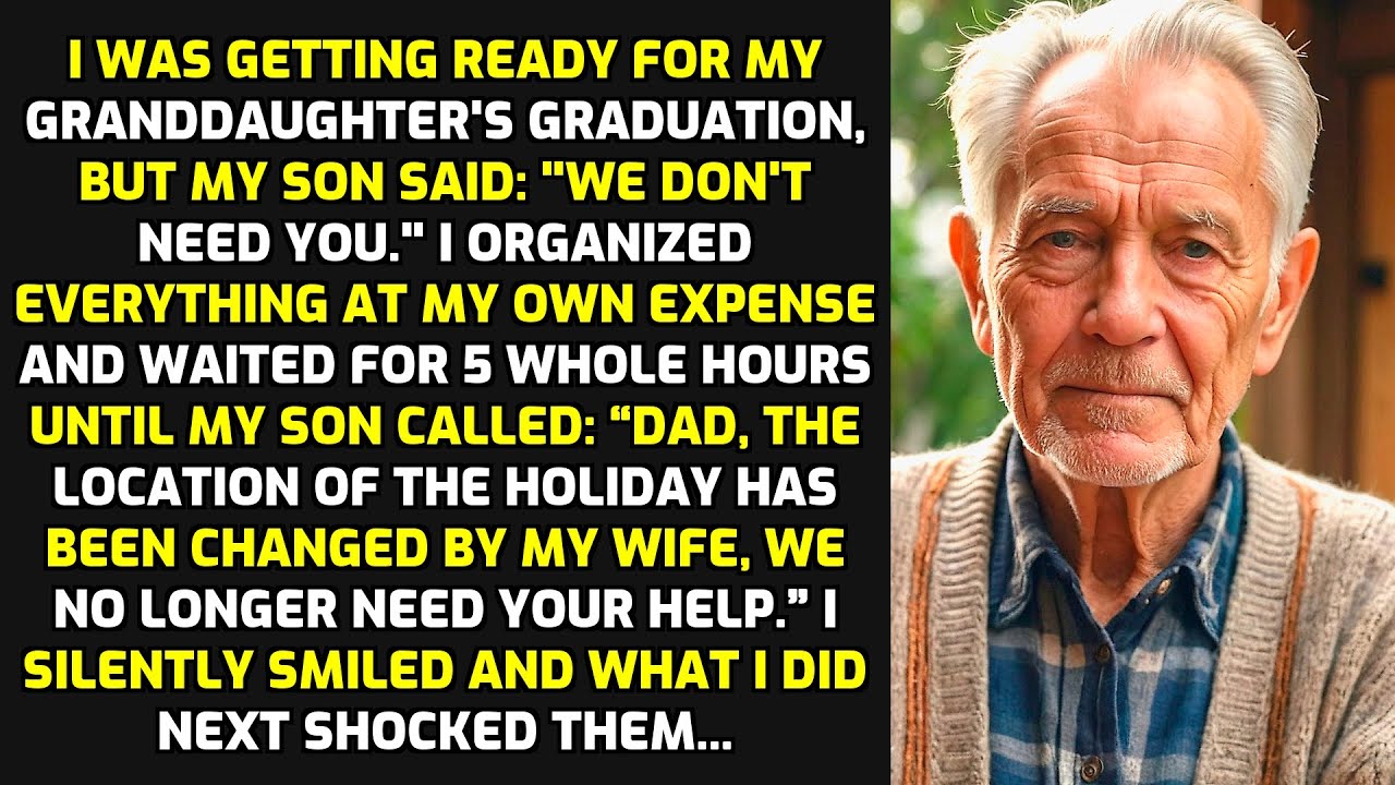 I Was Getting Ready For My Granddaughter's Graduation, But My Son Said: 