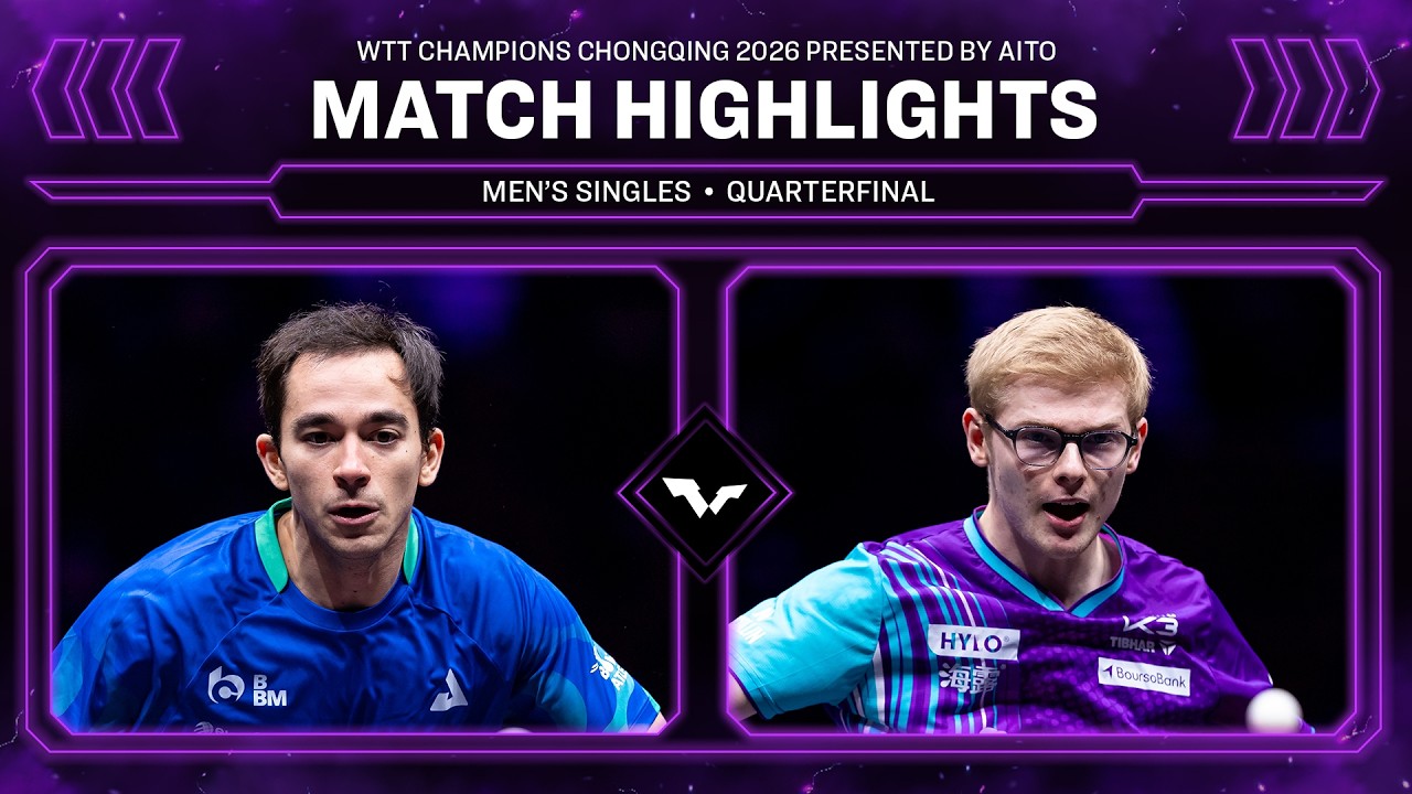 Hugo Calderano vs Felix Lebrun | MS QF | #WTTChongqing 2026