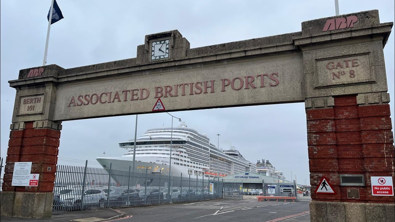 MSC Preziosa Southampton auf den Spuren der Titanic 8.11.2024 #msc #southampton