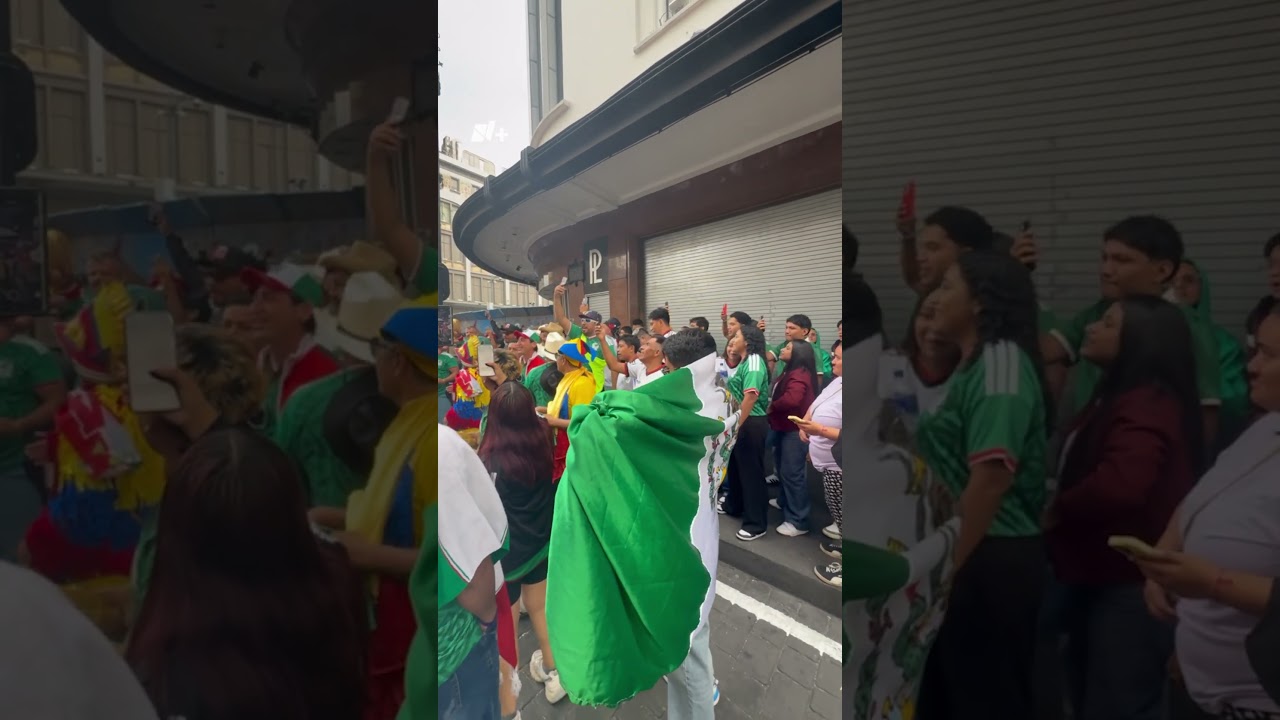 Aficionados hacen fila para entrar al Fan Fest del Z&oacute;calo