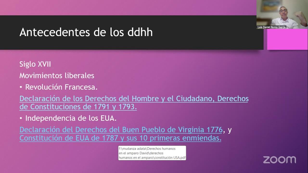 Diplomado: Práctica forense de amparo y Derechos Humanos.