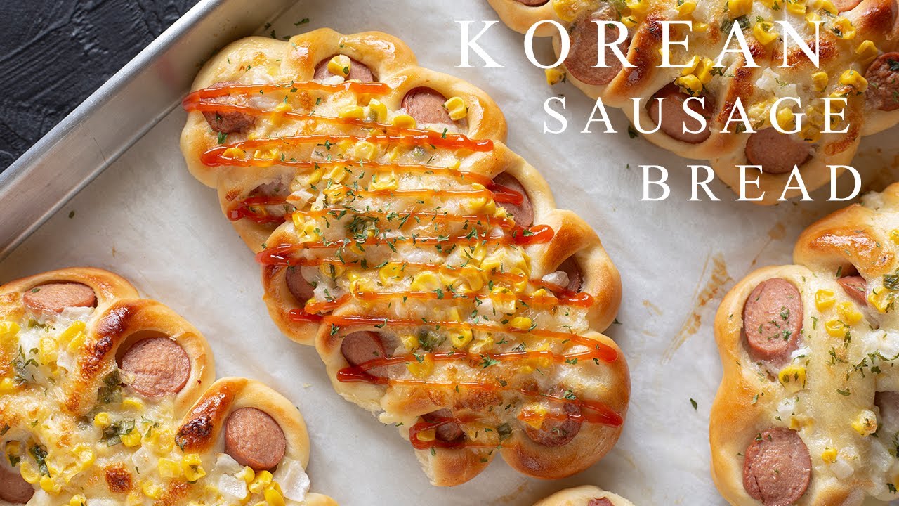 How To Make Korean Sausage Bread | 소세지빵 : Sausage-ppang |